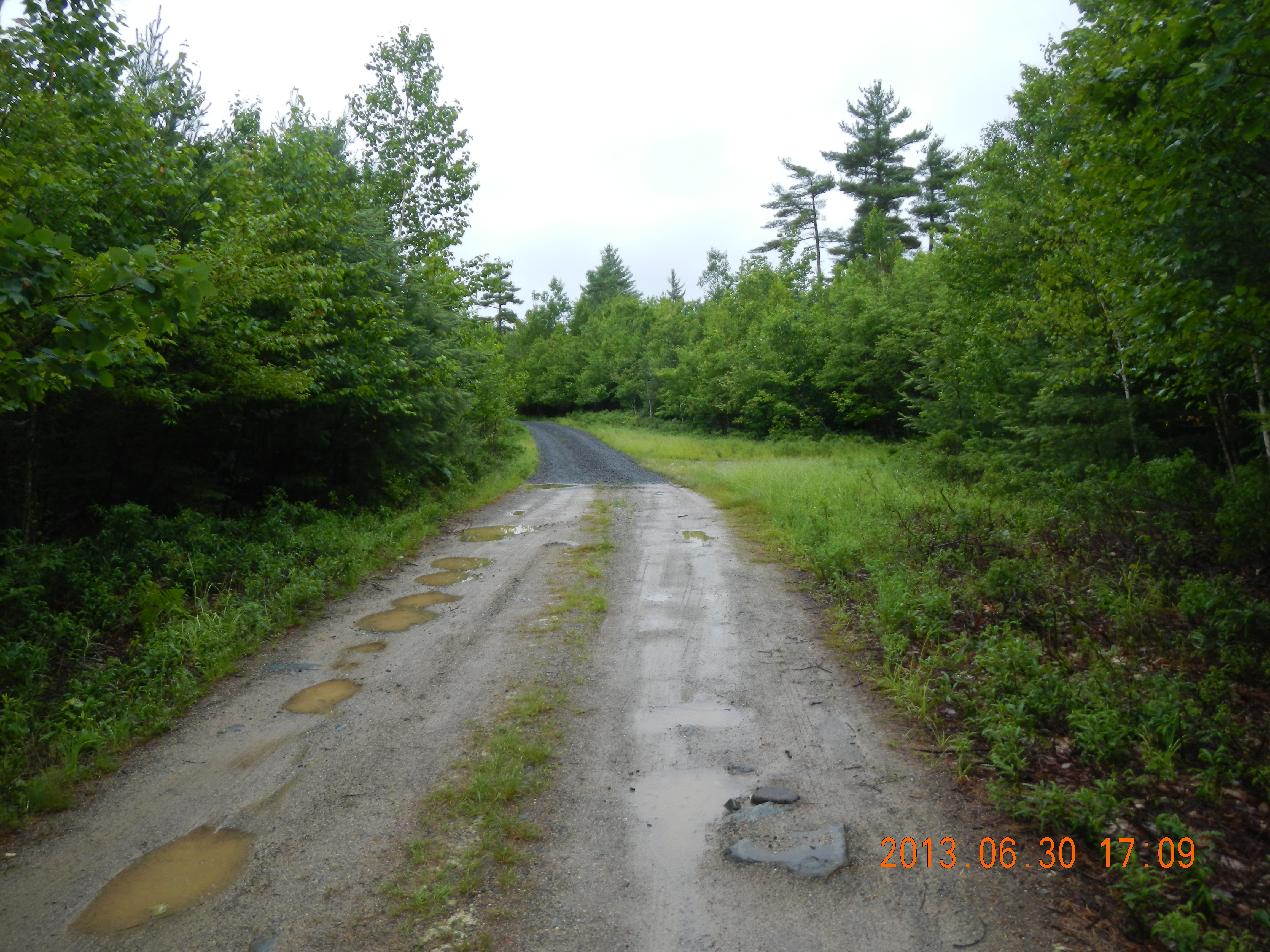 New road surface.